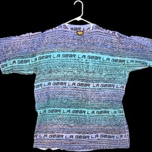 Premium Vintage L.A. Gear all over print t shirt